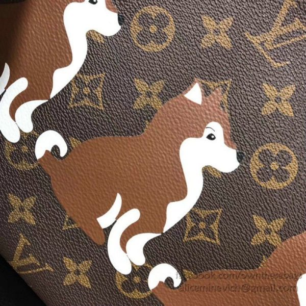 Dog Print Pochette Voyage MM M61692 - Image 7