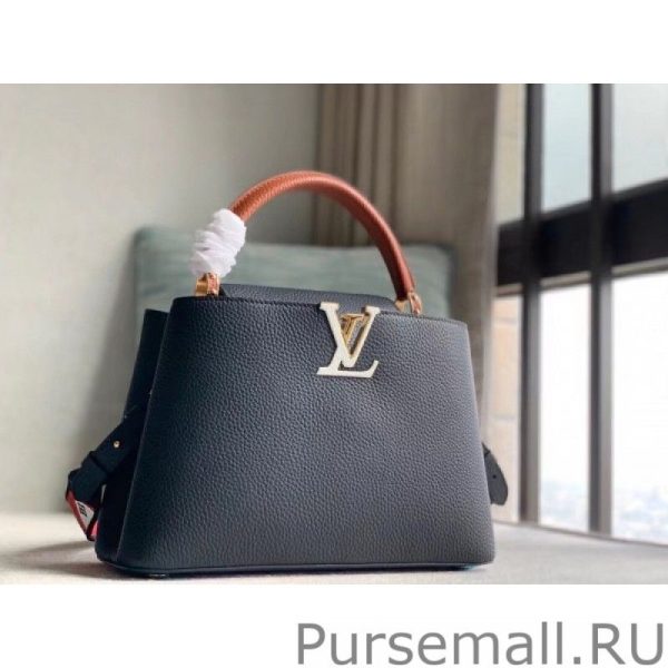 Capucines MM Bag In Black Leather M59020 - Image 7