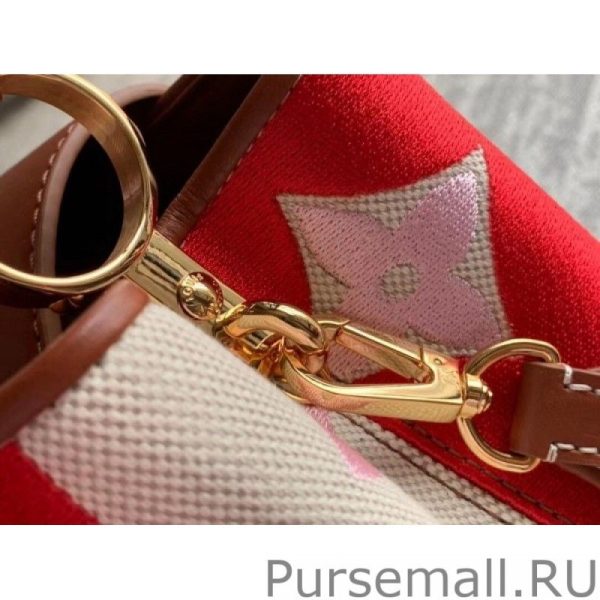 Capucines BB Bag In Striped Canvas M57734 - Image 7