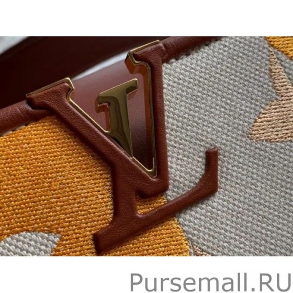 Capucines BB Bag In Striped Canvas M57651 - Image 7
