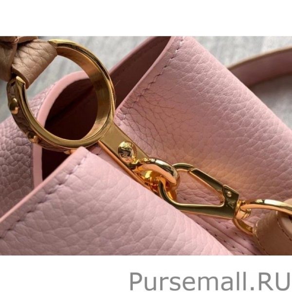 Capucines BB Bag In Pink Leather M59061 - Image 7