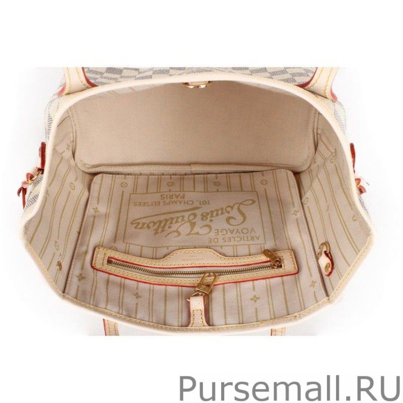 Neverfull PM Damier Azur Canvas N51110 - Image 7