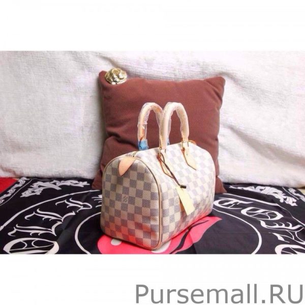 Speedy 25 Damier Azur Canvas N41534 - Image 7