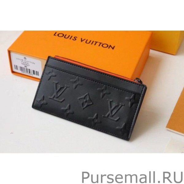 Coin Card Holder Monogram Leather M80827 - Image 8