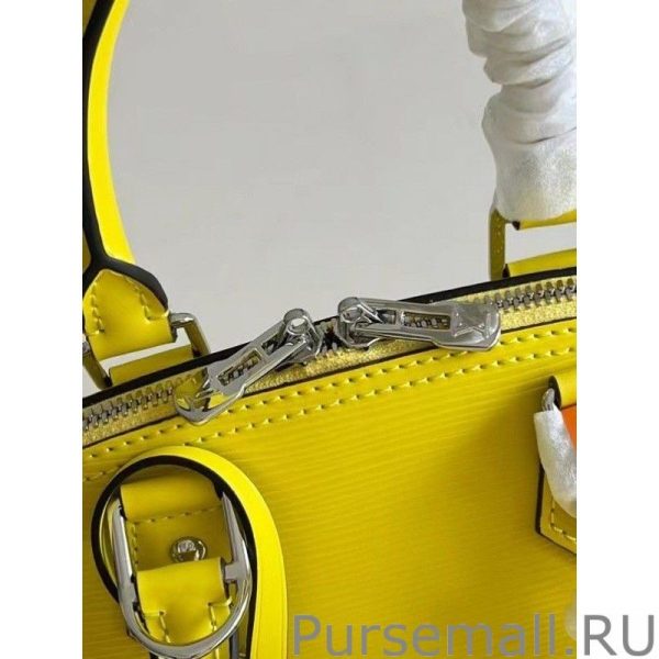 Epi Alma BB Bag With Jacquard Strap M57446 - Image 8