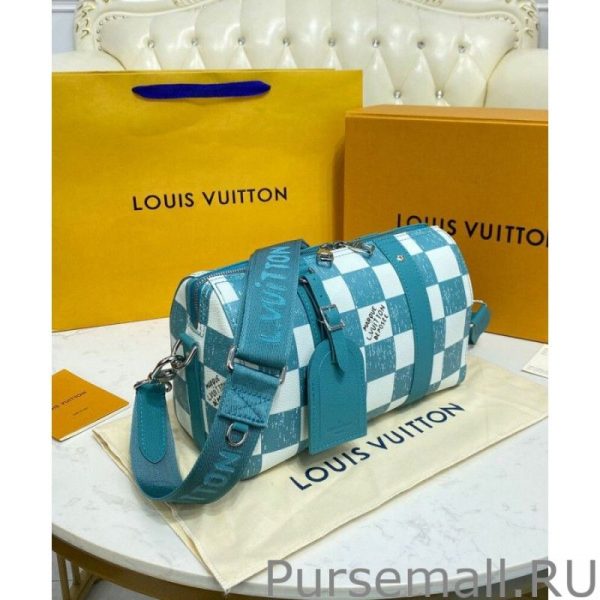 City Keepall N50076 Light Blue - Image 8