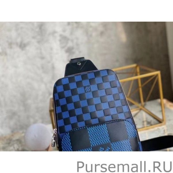 Avenue Sling Bag Damier Infini 3D Leather N50024 - Image 8