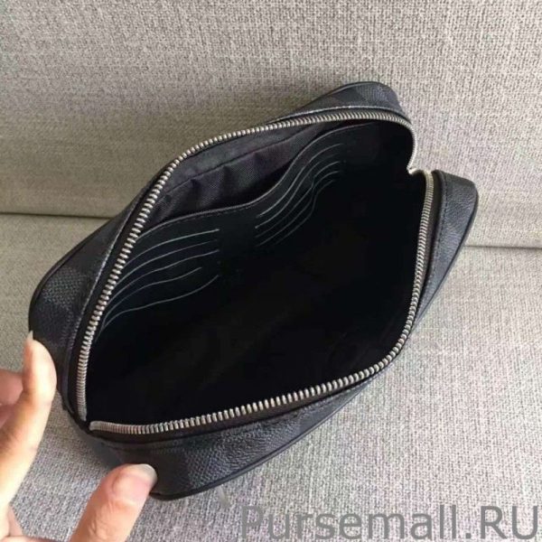 Kasai Clutch Damier Graphite N41664 - Image 8