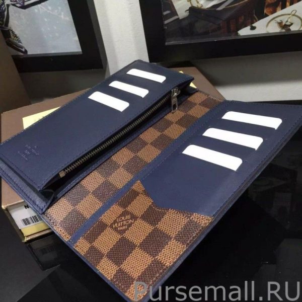 Brazza Wallet Damier Ebene Canvas N63168 - Image 8