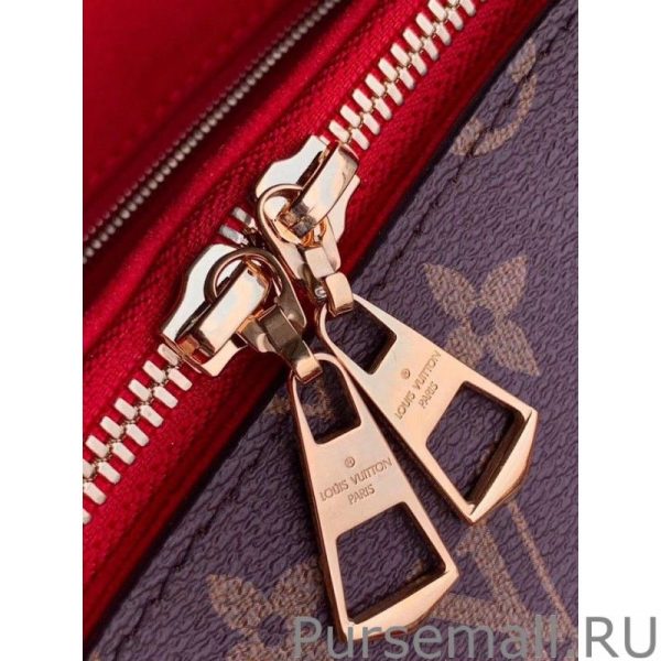 Soufflot BB Monogram Canvas M44818 Red - Image 8