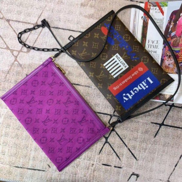 Double Flat Messenger Bag Monogram M44641 - Image 8