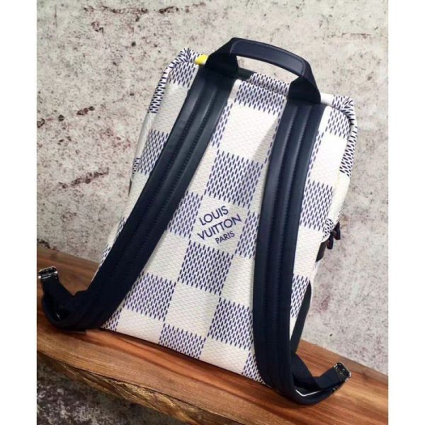 Apollo Backpack Damier Azur N44017 White - Image 8