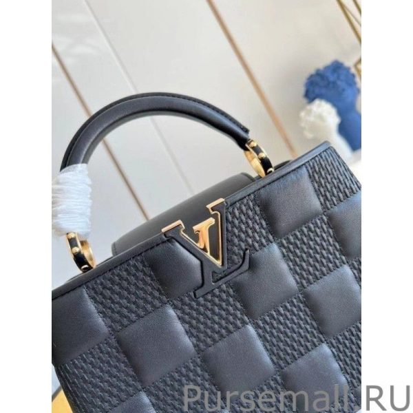 Capucines BB Bag In Black Damier Lambskin M59225 - Image 8