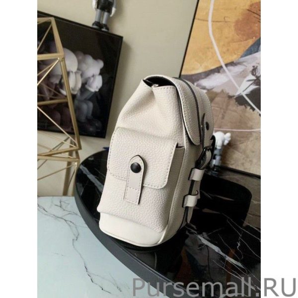 Christopher XS Bag In White Leather M58493 - Image 8
