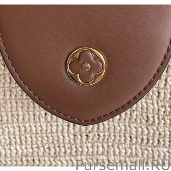 Capucines MM Bag In Braided Raffia M57649 - Image 8