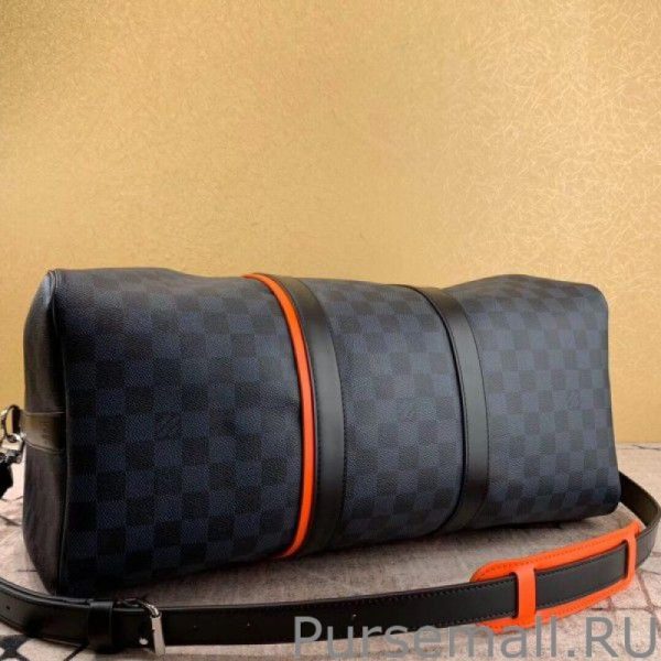 Keepall Bandouliere 45 Damier Cobalt Race N40166 - Image 8