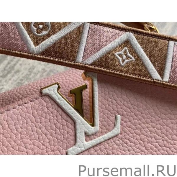 Capucines BB Bag In Pink Leather M59061 - Image 8