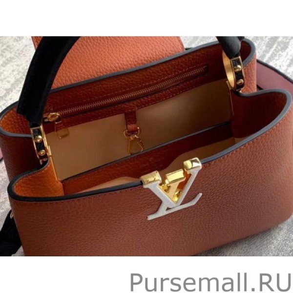 Capucines BB Bag In Brown Leather M59266 - Image 8
