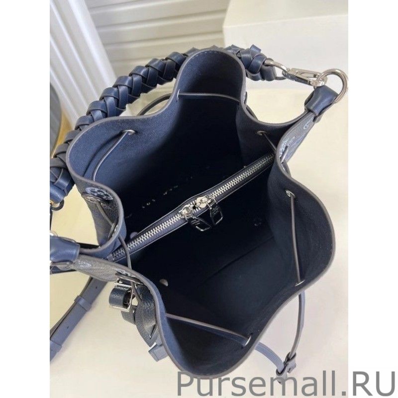 Muria Bag In Blue Mahina Leather M59554 - Image 8