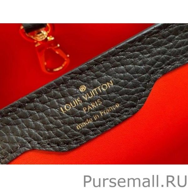 Capucines MM Bag In Black Leather M59020 - Image 8