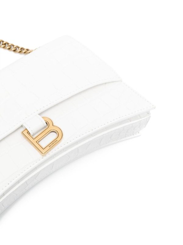 Balenciaga Crush crocodile-embossed shoulder bag - Image 5