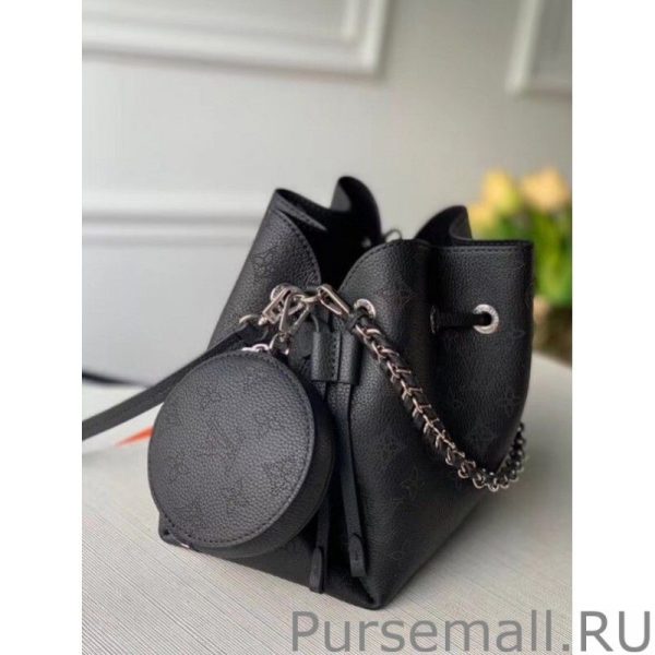 Bella Bag In Black Mahina Leather M57070 - Image 9