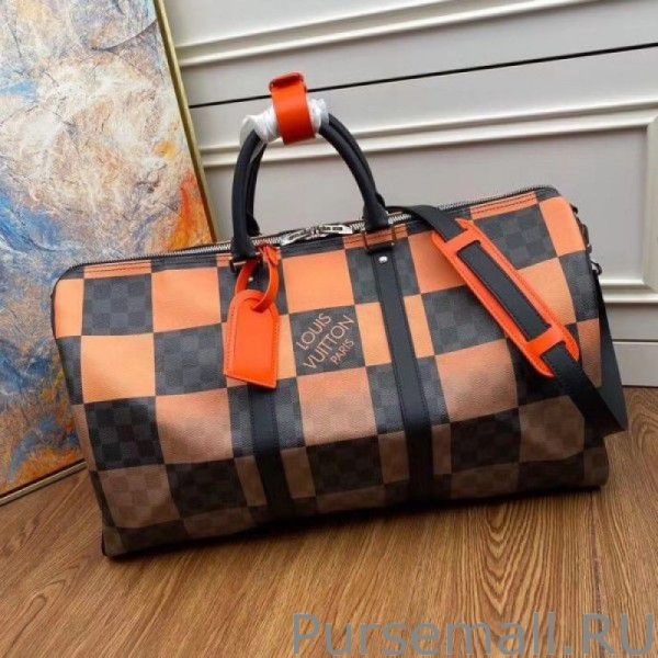 Keepall Bandouliere 50 Damier Graphite Giant N40420 - Image 9
