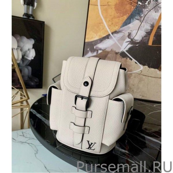 Christopher XS Bag In White Leather M58493 - Image 9