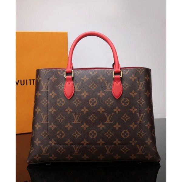 Flower Tote Monogram Canvas M43553 Red - Image 9