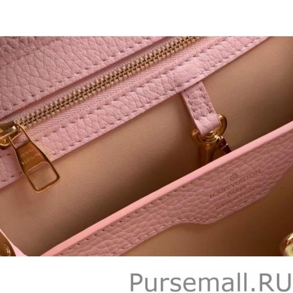 Capucines BB Bag In Pink Leather M59061 - Image 9