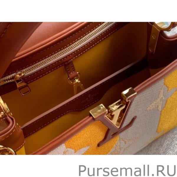 Capucines BB Bag In Striped Canvas M57651 - Image 9