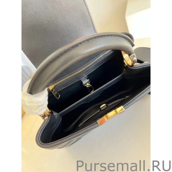 Capucines BB Bag In Black Damier Lambskin M59225 - Image 9