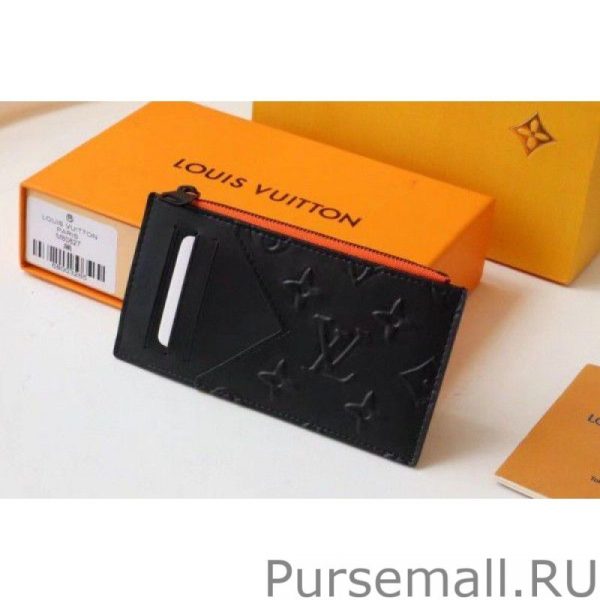 Coin Card Holder Monogram Leather M80827 - Image 9