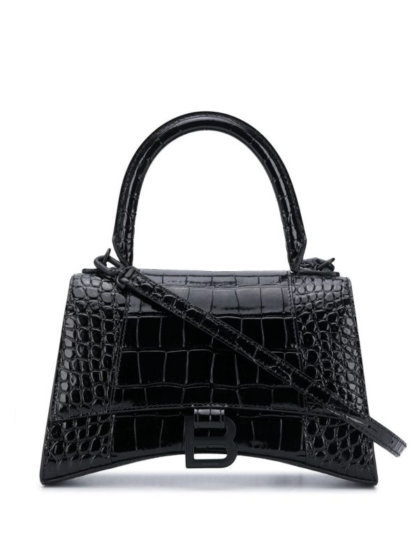 Balenciaga S Hourglass top handle tote