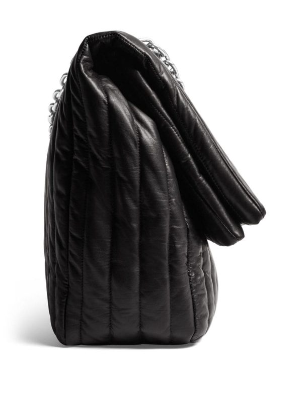 Balenciaga large Monaco chain-strap quilted shoulder bag - Image 6