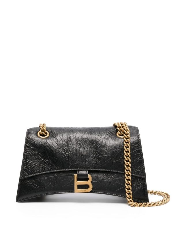Balenciaga Crush small leather shoulder bag
