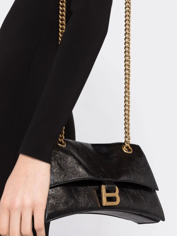 Balenciaga Crush small leather shoulder bag - Image 3