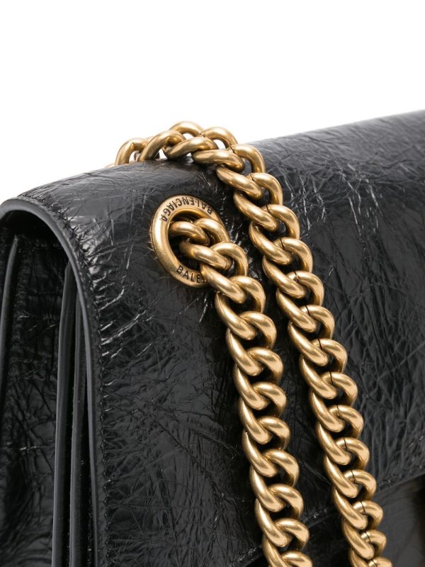 Balenciaga Crush small leather shoulder bag - Image 5