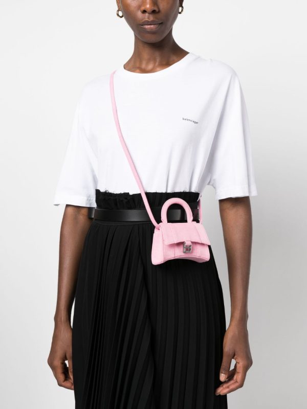 Balenciaga mini Hourglass denim tote bag - Image 2