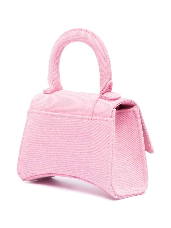Balenciaga mini Hourglass denim tote bag - Image 3