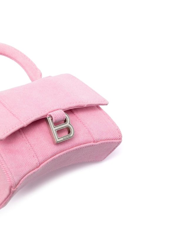 Balenciaga mini Hourglass denim tote bag - Image 4