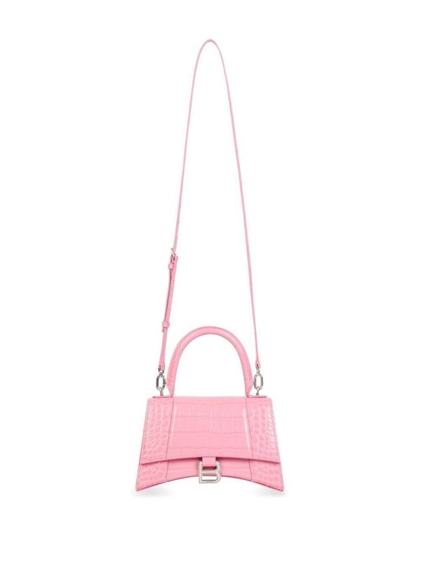 Balenciaga Hourglass crocodile-embossed small handbag - Image 5