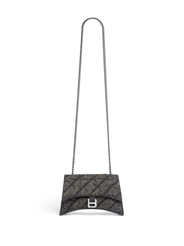 Balenciaga Crush denim shoulder bag - Image 6