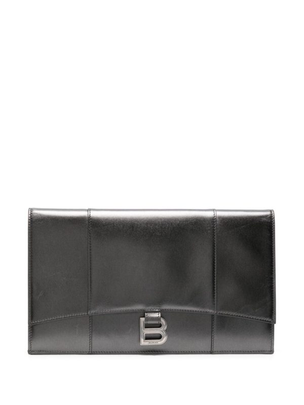 Balenciaga Hourglass flat clutch bag