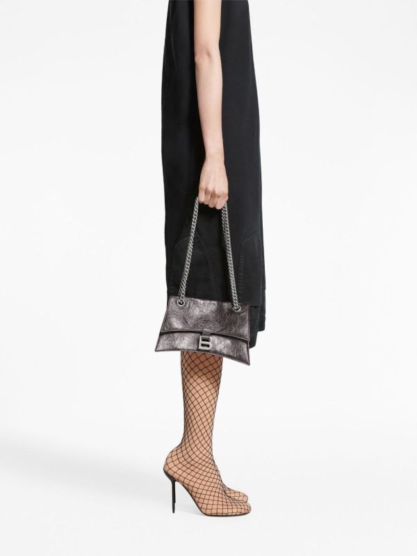 Balenciaga small Crush chain-strap shoulder bag - Image 3