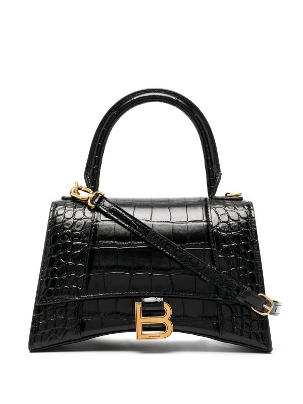 Balenciaga crocodile effect tote bag