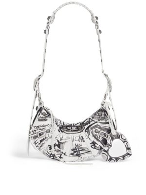 Balenciaga Le Cagole XS Graffiti shoulder bag