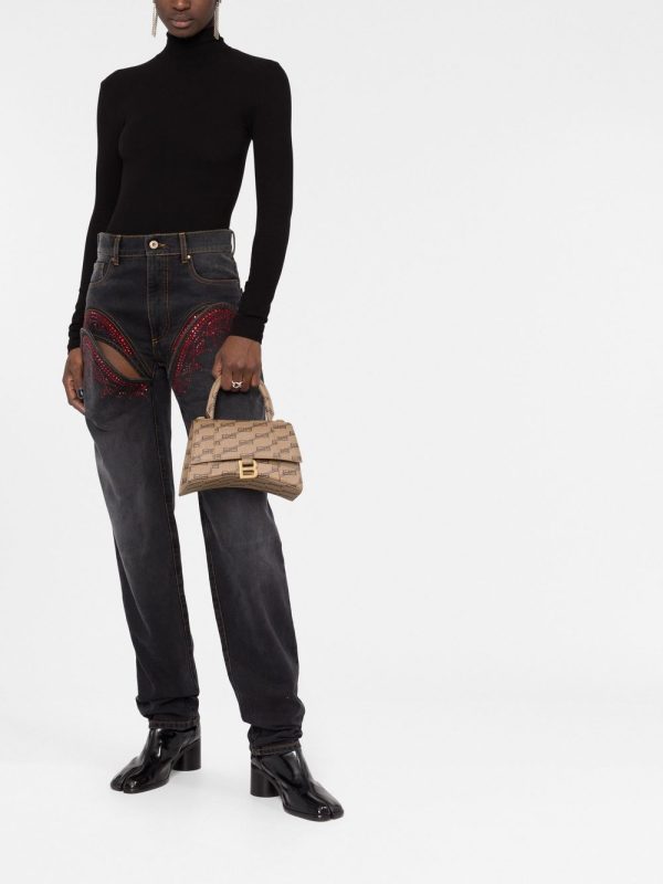 Balenciaga Hourglass BB Monogram top-handle S tote bag - Image 2