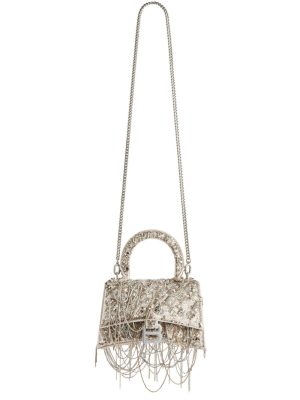 Balenciaga extra-small Hourglass sequined bag