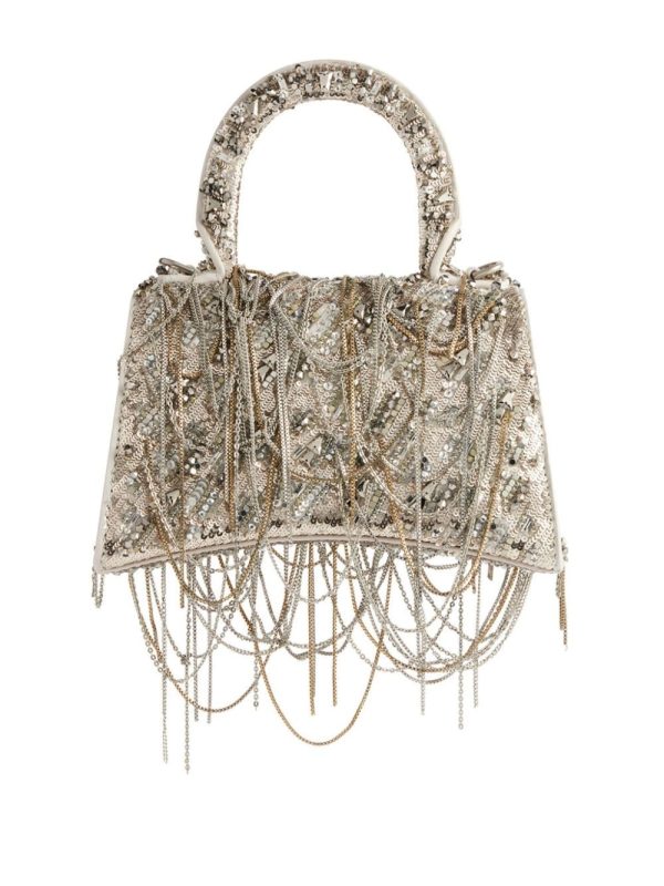 Balenciaga extra-small Hourglass sequined bag - Image 2